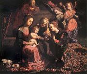 Josefa of Ayala The martimonio mistico of Holy Catalina oil on canvas